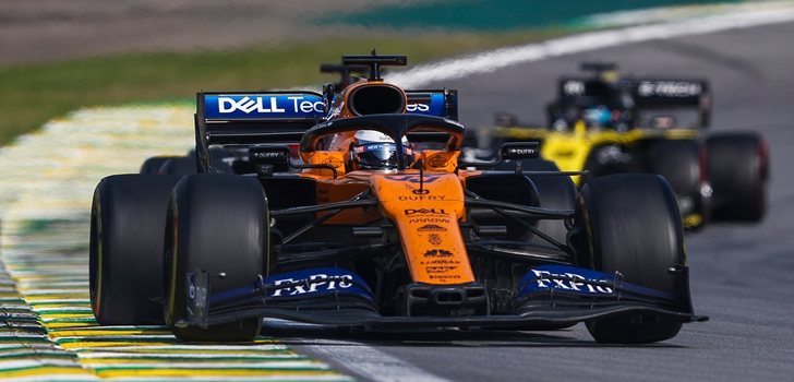 Sainz acaba tercero en el GP de Brasil 2019