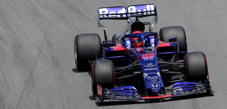 Daniil Kvyat, en la Qualy del GP de Brasil 2019