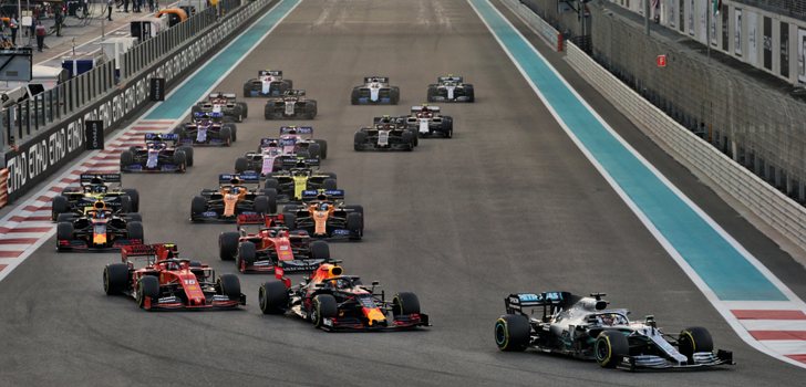 Salida del GP de Abu Dabi 2019