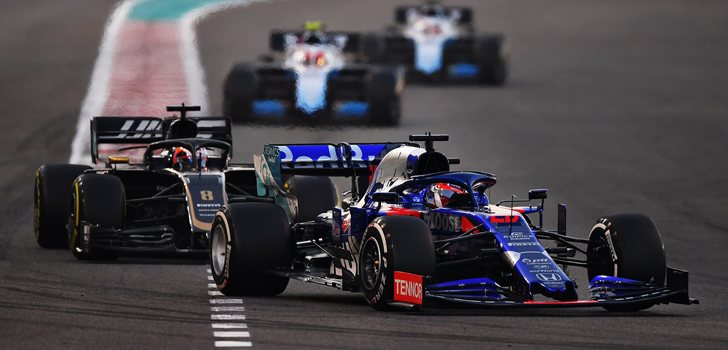 Daniil Kvyat, encantado con su final de temporada en Abu Dabi