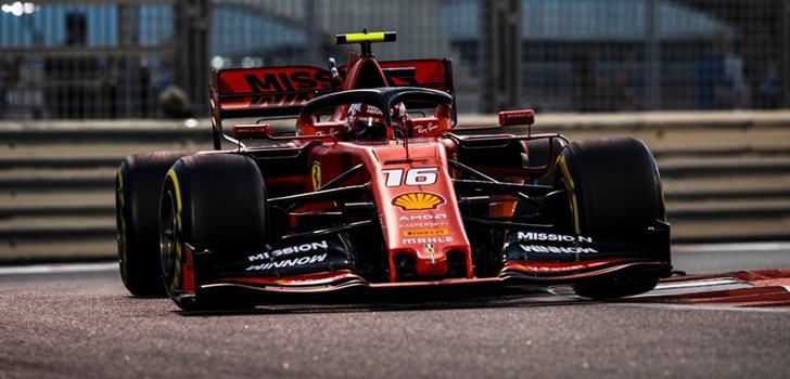 Leclerc acaba tercero en el GP de Abu Dabi 2019