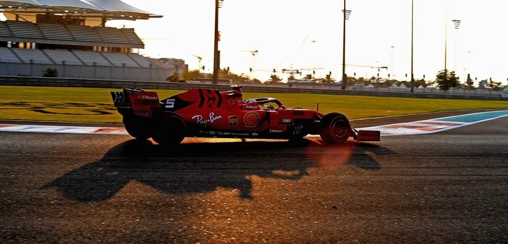 Vettel, en los test 1 de Abu Dabi