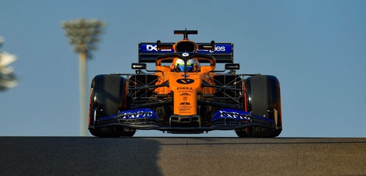 Lando Norris, en los test 1 de Abu Dabi