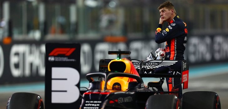 Verstappen finaliza segundo en Abu Dabi