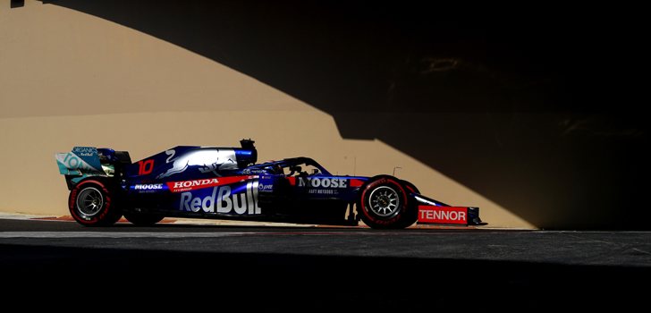 Pierre Gasly, encantado con su actuación en los test de Abu Dabi