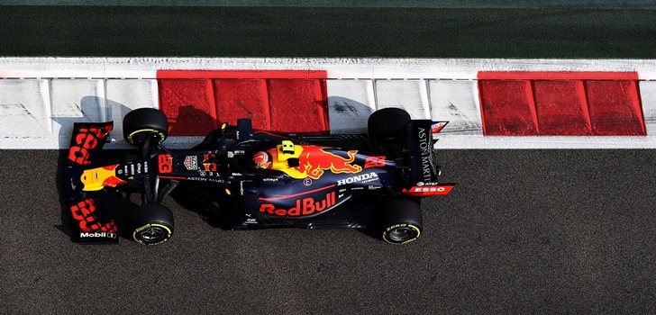 Verstappen, en el GP de Abu Dabi 2019