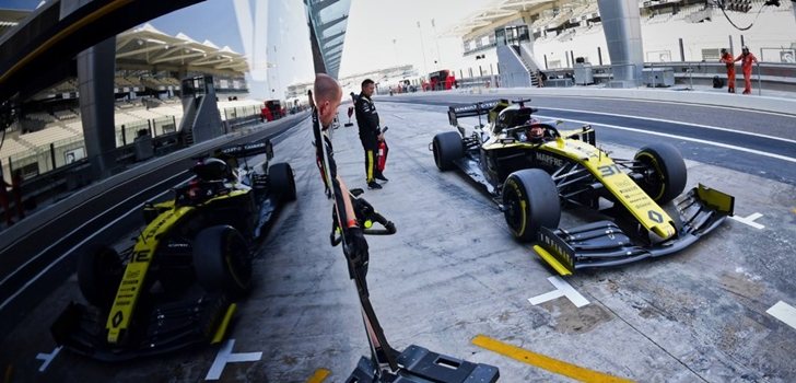 Oocn, durante los test de Abu Dabi