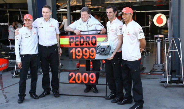 Pedro de la Rosa celebró en Australia su 10º aniversario en la F1