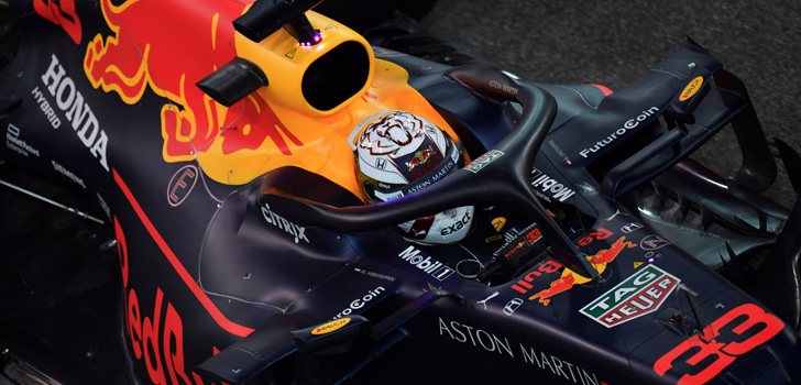 Max Verstappen, rodando con su Red Bull Honda