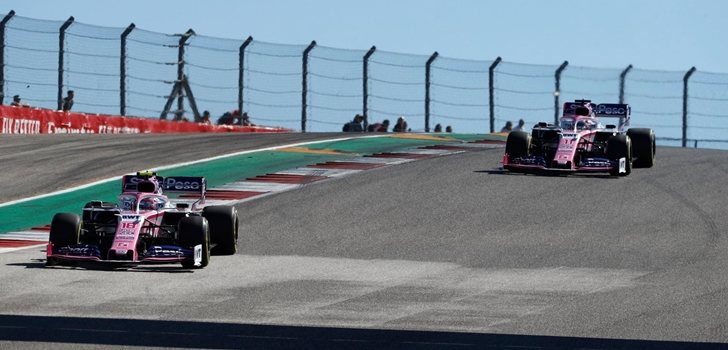 Stroll y Pérez, en el Circuito de las Américas