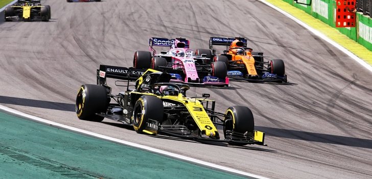 Ricciardo, durante el GP de Brasil