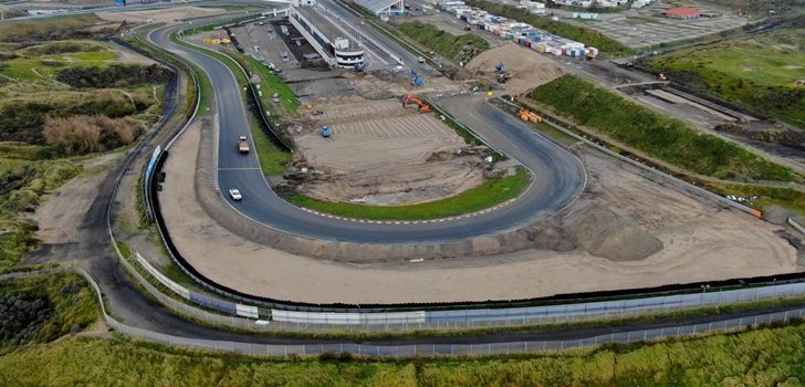 El circuito de Zandvoort, en obras