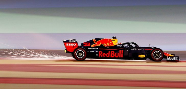 Verstappen, durante el GP de Abu Dabi