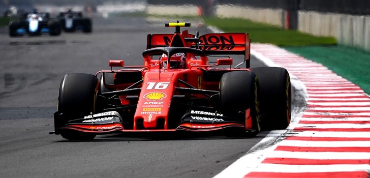 Leclerc, en el GP de México 2019