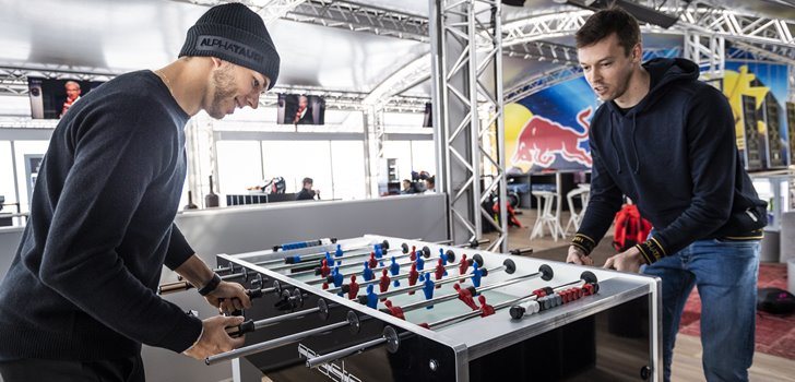 Daniil Kvyat y Pierre Gasly