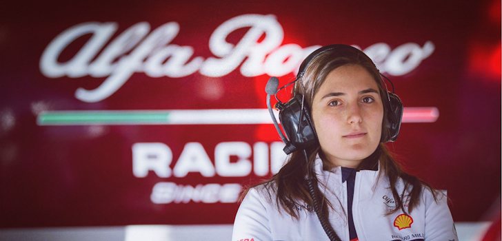 Renovación de contrato a Tatiana Calderón con Alfa Romeo