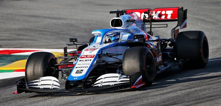 Nicholas Latifi, en los test de Barcelona