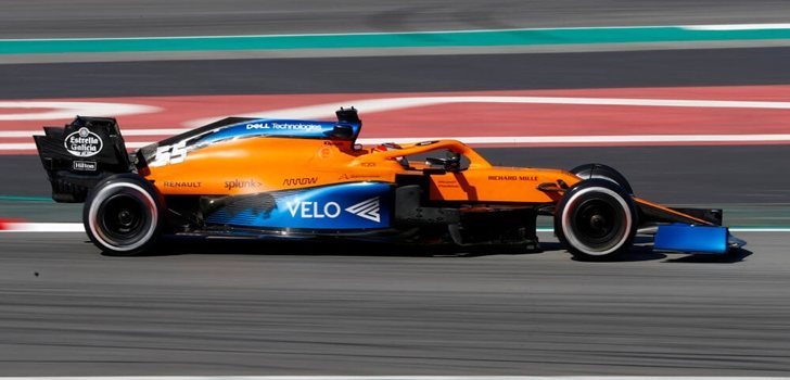 Sainz, en los test de Montmeló