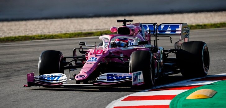 Stroll, en los test 4 de Barcelona