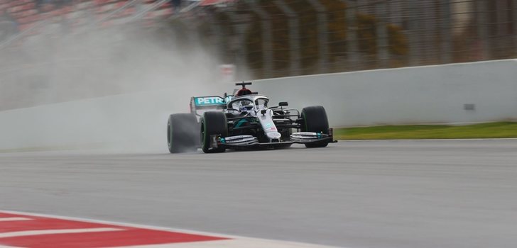 Bottas, en los test 5 de Barcelona