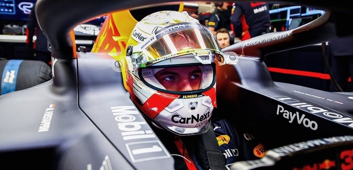 Verstappen, en los test de Barcelona