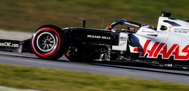 Romain Grosjean, satisfecho con el final de los test invernales