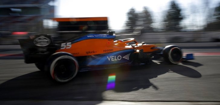 Sainz, en la segunda semana de test en Barcelona