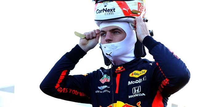 Max Verstappen, antes de subirse al monoplaza