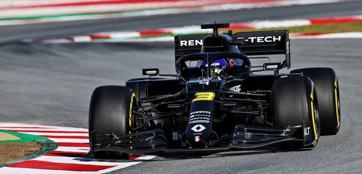 Ricciardo, en los test de Barcelona