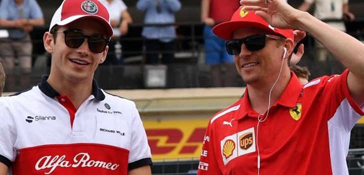 El cambio debía haber sido antes entre Leclerc y Räikkönen