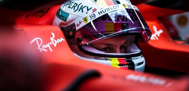 Vettel, a los mandos del SF90