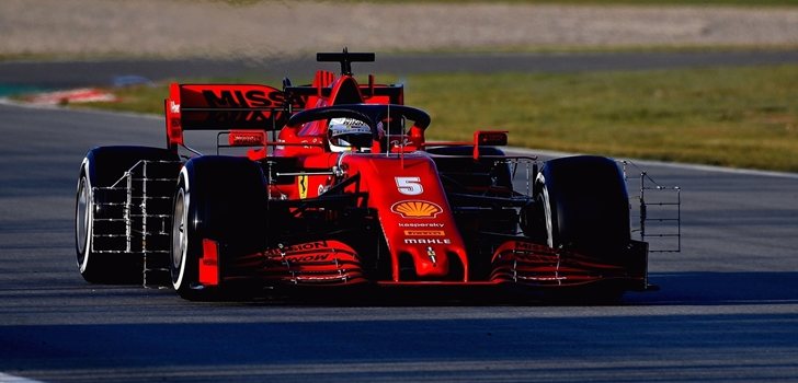Sebastian Vettel, a los mandos del SF1000