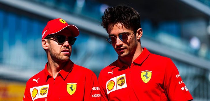 Vettel y Leclerc, nueva batalla en 2020