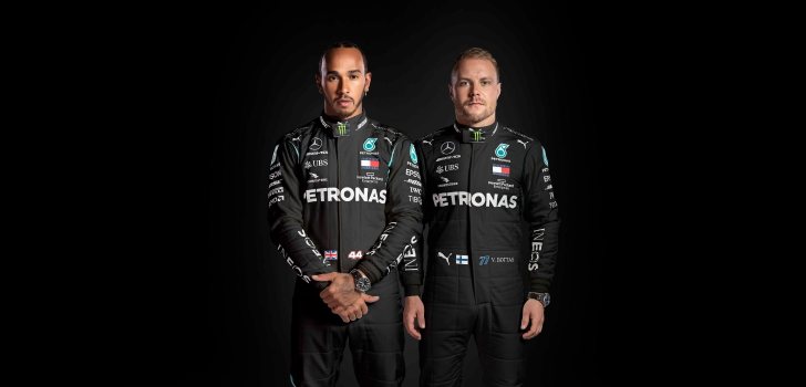 hamilton bottas mercedes nuevo mono