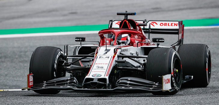 Kimi Räikkönen, no preocupado por el ritmo de hoy en Austria