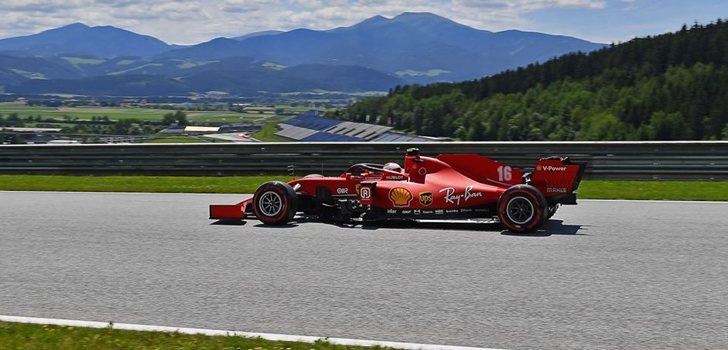 Leclerc, en la Qualy del GP de Austria 2020