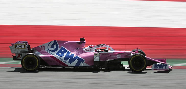 Sergio Pérez, seguro para la carrera en Austria