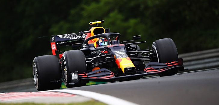 Max Verstappen no ha estado cómodo en el RB16 en Hungría