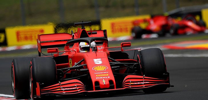 Sebastian Vettel, no satisfecho del todo con la clasificación en Hungría