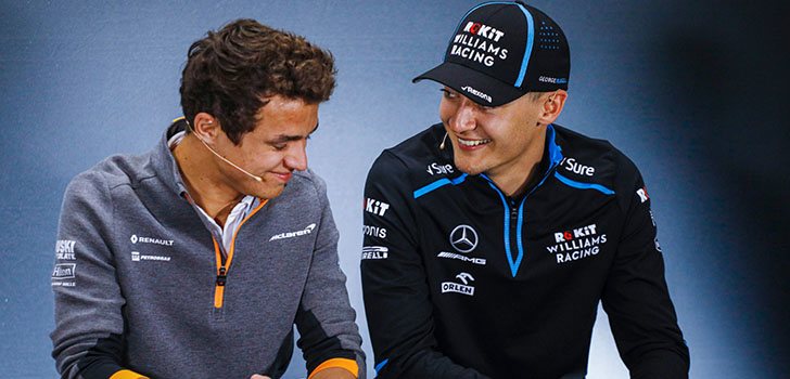 Lando Norris, contento con la evolución de Williams