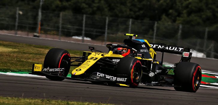 Daniel Ricciardo, satisfecho con el resultado de la clasificación de Silverstone