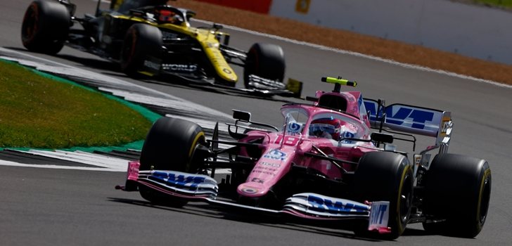 Stroll, por delante de Ocon en Silverstone