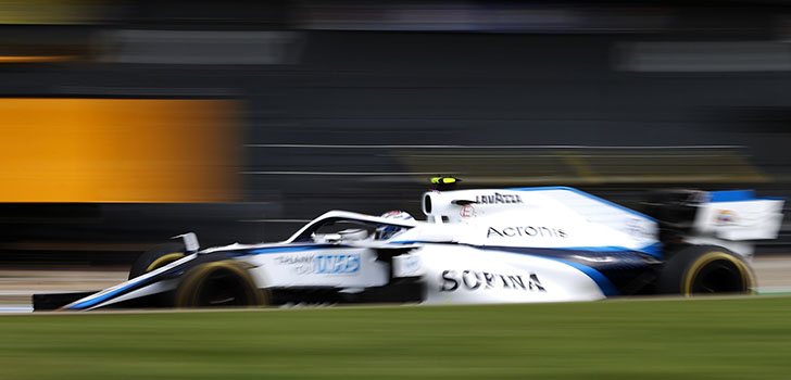 George Russell, encantado con la evolución de Williams en Silverstone