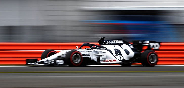 Daniil Kvyat, satisfecho con el primer día en Silverstone