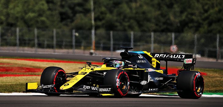 Clasificación perfecta para Daniel Ricciardo en Silverstone