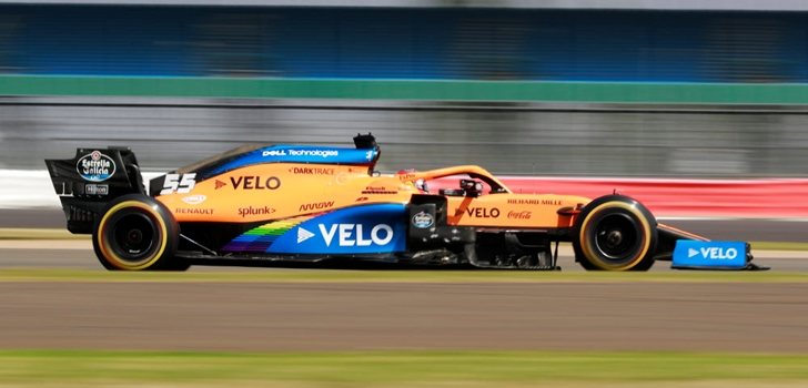 Sainz, en el GP 70º Aniversario