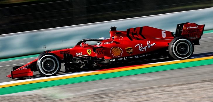 Vettel, en el GP 70º Aniversario