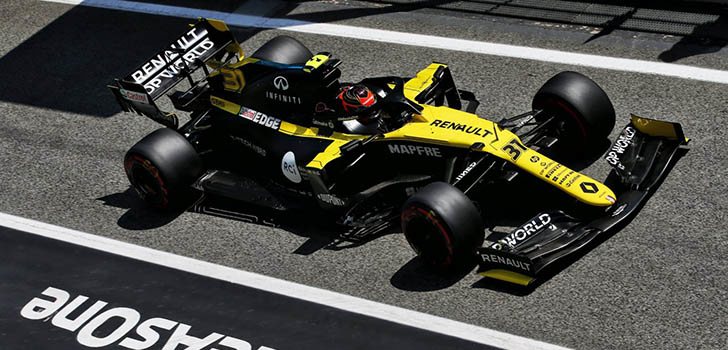 En Renault están frustrados por el resultado obtenido en la clasificación de Barcelona