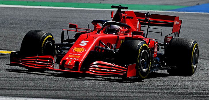 Sebastian Vettel, resignado por la situación actual en Ferrari en este 2020