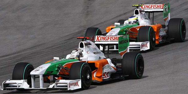 Desastrosa carrera para Force India en Malasia